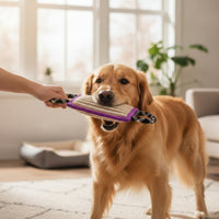 Interactive Dog Tug Toy with Rope Handles Heavy-Duty Dog Tug Toy with Handles Woven Braided for Dogs, Young Dogs