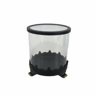2 Pieces Glass Candle Vessel Decorative Home Decor Elegant for Vanity