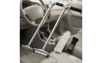 Stainless Steel Two-leverLever Driving Aid Storage Bag Included Disabled Driver Hand Control Chain Linked Car Hand Control Device All-Metal Construction