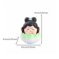 Desktop Mini Statue Cute Cartoon Figure Kawaii Character Ornament for Collectors, Teens, Kids, Shelf Display, Car Dashboard