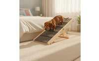 Dog Ramp with Handle Stable Adjustable Dog Ramp Sturdy for Injured Pets
