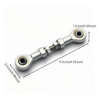 Adjustable Linkage Rod with Spherical Ends Mechanical Rod End Linkage Versatile Hardware Smooth for Motion Transfer