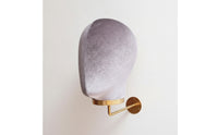 Wall Mannequin Head Soft Mannequin Head Stable Display Form for Salons, Dressing Room, Closet Organization