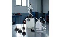 Brake Bleeder Kit with Hanging Hand Operated Chain Pump Brake Bleeder Kit with Pressure Gauge 3L for Mechanics