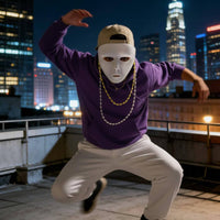 Mechanical Dance Face Covering Performance Use Street Dance Face Covering Eye-Catching Fashion Accessory for Photography