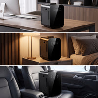 Compact Mini Fridge Sleek Mini Refrigerator Stylish Thermoelectric Cooler and Warmer Versatile for Car, Travel