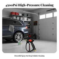 Safety Trigger Lock High Pressure Spray Heavy Duty Car Wash Water Long-Lasting Materials for DIY Enthusiasts, Siding Washing