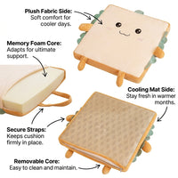 Floor Cushion for Adults Bedroom, Reversible Cooling Mat and Seat, Memory Foam Tatami Breathable Outdoor
