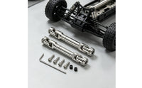 3 Pieces Driveshaft with Universal Joint Metal Universal Drive Shaft Heavy Heavy-Duty Driveshaft Shaft with Screws for RC Hobbyists