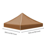 Replacement Canopy Top Foldable Gazebo Canopy Cover Protection Outdoor Cover for Backyard