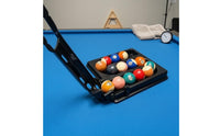 Molded Channels Handheld Billiards Rack Sturdy Pool Rack Slim Design Sports Equipment Long-Lasting