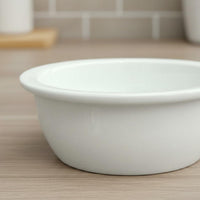 Anti-Tip Ceramic Pet Bowl Easy to Clean Cat Food Bowl Dishwasher Safe Dog Feeding Dish High-Gloss Finish for Dogs