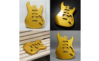 Guitar Body with SSH Routing Custom Paulownia Guitar Body Resonant for Luthiers