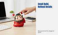 Zhong Kui Cartoon Resin Figurine, Office Desk Anti-Negativity Decor, Car Dashboard Decoration