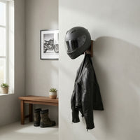 Helmet Holder Wall Mount Heavy-Duty Helmet Holder with Easy to Mount to Install Gear Organizer for Motorcyclists