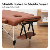 Portable U-Shaped Massage Headrest Comfortable U-Shaped Face down Pillow Comfort Cushioning for Salon Owners, Clients, Spas, Beauty Salons