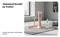 Dumbbell-Shaped Mouth exerciser Adjustable tension Breathing Exerciser for Home