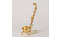 Antique-Inspired Horse Head Ladle Sculptural Ladle with Stand Sturdy Serving Spoon Heavy-Duty for Collectors, Dessert Corner