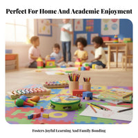 Child-Safe children's Tambourine Educational Percussion Playset Easy to Hold Hand Drum Develops physical abilitys for Kindergarten educators, Preschoolers, Music lesson, lessonroom, play area, play session