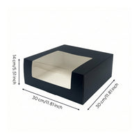 Hat Box with Window Compact Paperboard Hat Storage Display Box Lightweight for Retail Display
