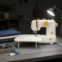 Built-in Work Area Automatic Threading Sewing Machine Foot Pedal Electric Sewing Machine Large Stitch Selector Portable Stitcher Compact