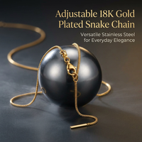 Stainless Chain Necklace, Jewelry Making Chain for Men Women, DIY Craft Projects, Fashion Commute, Adding Pendant Chain