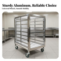 Enclosed Baking Rack Transparent for Pastry Shop