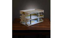 1:64 Parking Building Model Multi-Level Parking Garage Model Realistic Display Scene 3 layer for Collectors, Desk