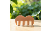 Polished Metal Massage Comb Portable Metal Comb with Rounded Teeth Long-Lasting Head Massage Tool Relaxing for Travel