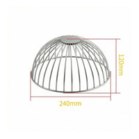 Stainless Steel Drain Cover Corrosion-Resistant Mesh Drain Cover Domed Water Drainage Anti-Clogging