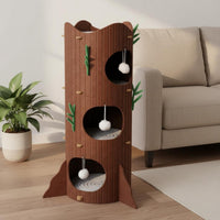 All-in-Single Felt Cat Climbing Structure Sturdy and Stable Design Multi-Level Cat Tree Easy Assembly Interactive Hanging Toys for Kittens