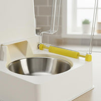 Bowl Feeder Pet Feeder Meal Preserver Food Storage Automatic Pet Bowl for Cats, Indoors