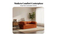 Fold-out Modular Floor Couch Transformable Design Foldable Floor Sofa Space-Saving Household Furniture for Students, Couples, Small Apartments