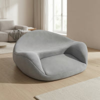 Ergonomic Cushion with Backrest Memory Foam Meditation Cushion Supportive Meditation Pillow Contoured for Meditators, Yogis, Mindful Movement Practice