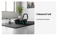 Automatic Return-Assist Ab Wheel Smart Braking Four Wheel Central Fitness Gear Abdominal Exercise Wheel Silent Function for Men