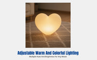 Handheld Heart Prop, LED Night Light, Rechargeable, Remote Control, Creative Stage Decoration