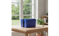 Secure Battery Box with Strap Rigid Battery Box Hard-Shell Enclosure Heavy-Duty for Builders