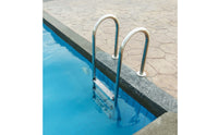 Stainless Steel Pool Ladder Easy to Install Pool Ladder with Handrails Drillless Setup for in-Ground Pools