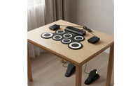 sensitiveSensitive Pads Roll up Electronic Drum Pad Built-in Speaker Portable Electronic Drum Kit for Home