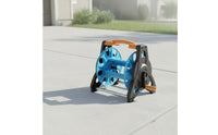 Manual Winding Hose Reel Cart with Crank Handle Portable Hose Storage Cart Heavy Duty Rust Resistant for Garden Watering