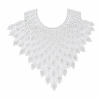 Collar Applique Decorative Neckline Applique Shimmering for Dresses, Designers