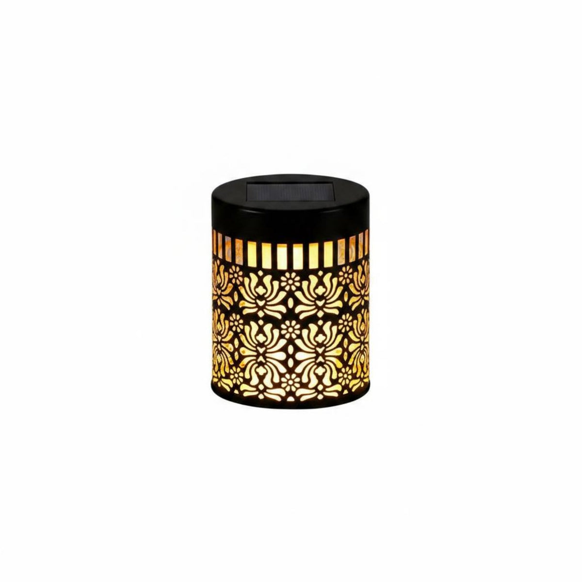 Waterproof Solar Mandala Light Metal Body Mandala Wall Lantern Energy Saving Solar Wall Lamp Automatic on at Night for Homeowners, Villa, Garden, Yard