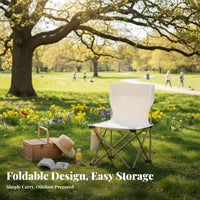 Foldable Collapsible Stool Lightweight Backpacking Stool Quick Deploy Folding Seat Stable for Anglers, Travelers, Fishing, Camping, Picnic, Outdoors