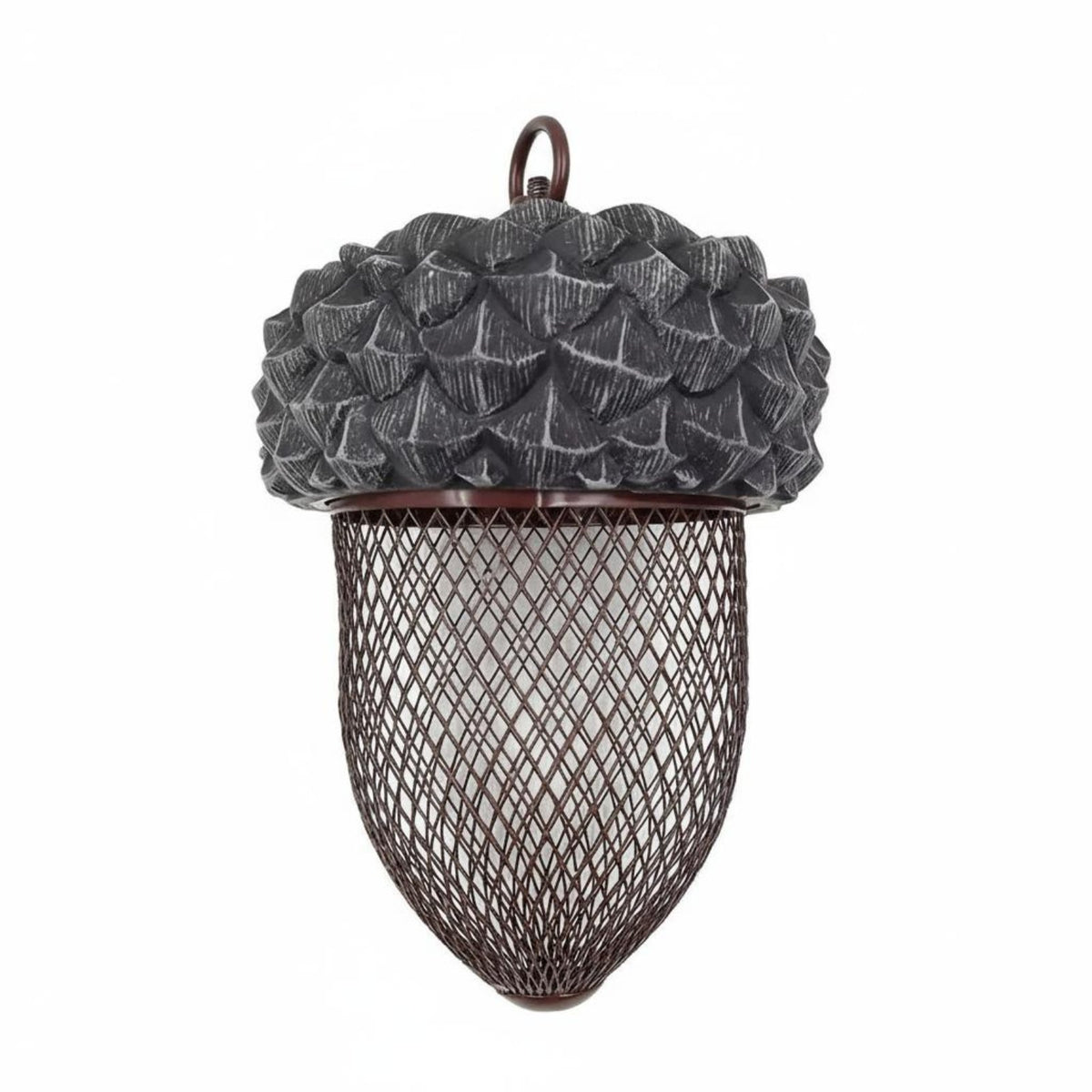 Weather Resistant Acorn Bird Feeder Easy to Fill Acorn Shaped Holder for Nature Enthusiasts, Homeowners, Backyard, Patio, Trees