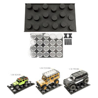 RC Climbing Obstacle with Screws Textured RC Crawler Obstacle Sturdy Model for Hobbyists, Garage Tracks, Display Setups