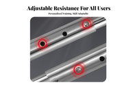 3 Levels Telescopic Arm Exerciser Anti-Slip Grip Adjustable Arm Strength Exerciser