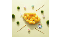 Reusable Paintable Craft Eggs Even Finish DIY Coloring Eggs Ready to Hang Hanging Easter Ornaments Odorless for Preschoolers, Toddlers