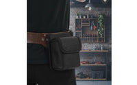 Tape Measure Belt Holster Hands Waist Tape Measure Pouch Quick Access Clip-Fastened Tool Holder for Electricians, Handymen