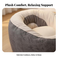 Frameless Construction Highsupportive Bean Bag Space-Saving Beanbag Lounger comfortable Floor pillow Lightweight for Children, Students, Bedroom, Balcony, Playroom, Living Room