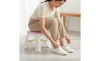 Small Square Stool Colorful Small Portable Stool Compact & Space-Saving Footstool for Young Children, Entryway